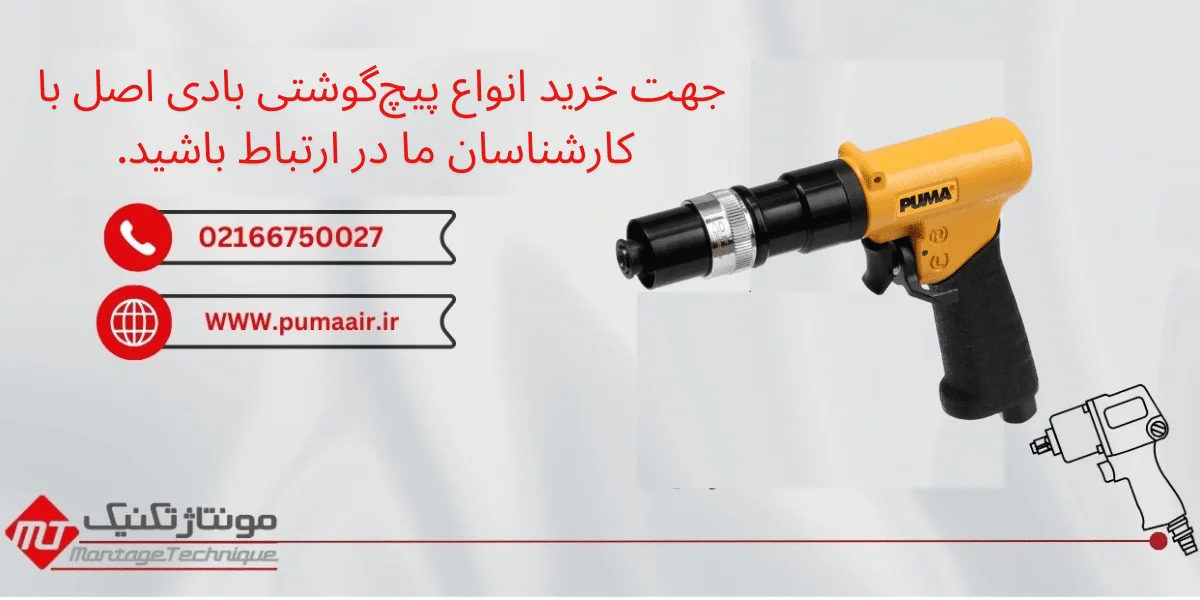 پیچ گوشتی بادی
